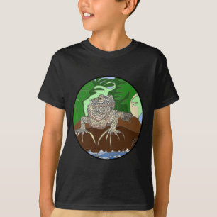 T-shirt Iguana par la mer