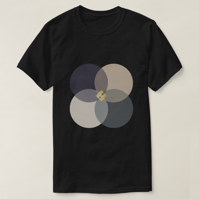 T-shirt Ikigai Japanese Philosophy Glitch Aesthetic  (Design devant)