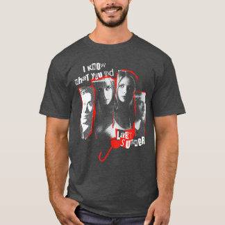 T-shirt IKWYDLS Collage de personnage déchiré Horreur Rétr