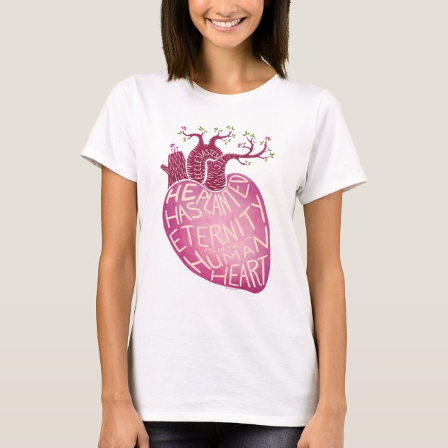 T-shirt Il a planté l'éternité au coeur humain (Devant)