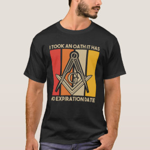 T-shirt Il A Pris Un Serment Masonique Maître Carré Et Com