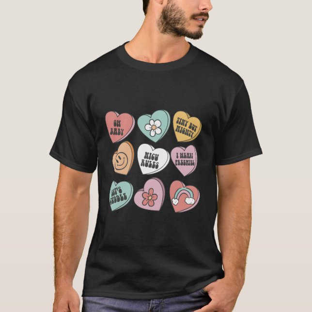 T-shirt Il Candy Nicu Infirmière De La Journée De L'Infirm (Devant)