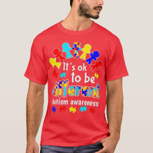 T-shirt Il est acceptable d'être Sensibilisation sur l'aut
