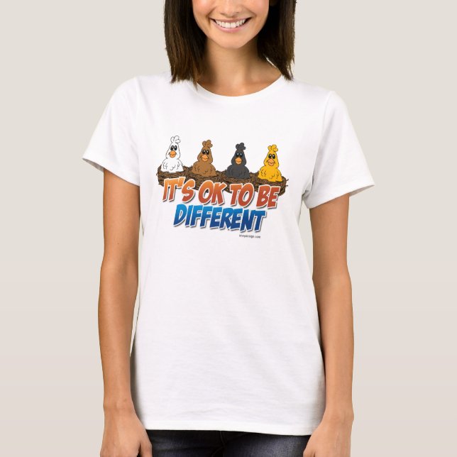 T-shirt Il est CORRECT d'être différent (Devant)