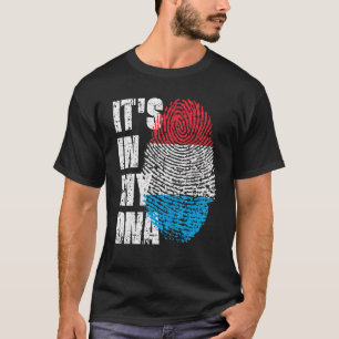 T-shirt Il Est Dans Mon Drapeau Luxembourg Drapeau Luxembo