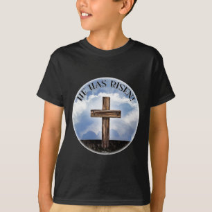 T-shirt Il Est Devenu Un Ciel De Croix Robuste
