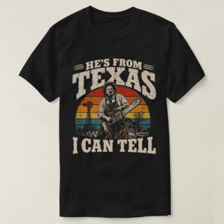 T-shirt Il est du Texas, je peux le dire – Tee-shirt Horro