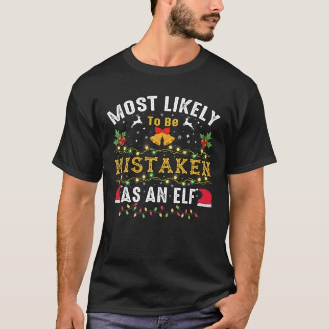 T-shirt Il Est Probable Que L'On Se Trompe Comme Une Famil (Devant)