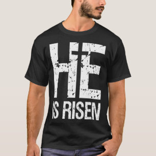 T-shirt Il Est Ressuscité - Foi Chrétienne Jésus Christ Pâ