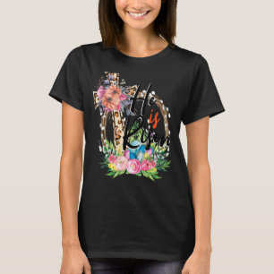 T-shirt Il est ressuscité Leopard Arc-en-ciel Christian Jé