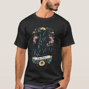 T-shirt Il Est Ressuscité Pâques Floral Jésus Chrétien Pâq