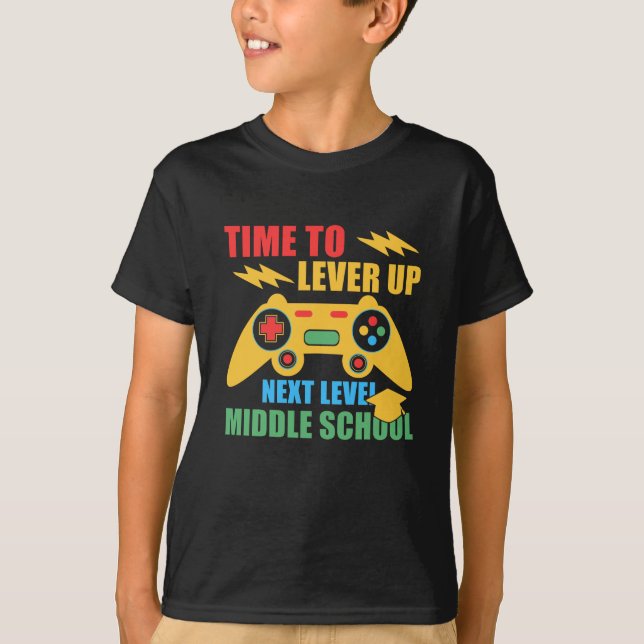 T-shirt Il Est Temps D'Augmenter Le Niveau De Gamme Vidéo  (Devant)