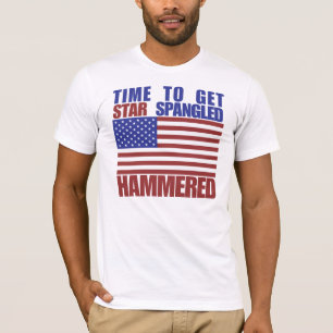 T-shirt Il est temps d'avoir l'étoile filée martelée