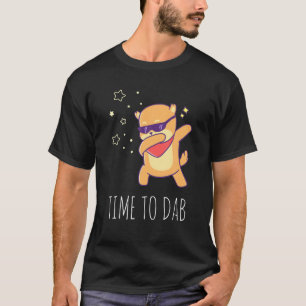 T-shirt Il Est Temps De Dab Funny Cute Kawaii Anime Shiba 