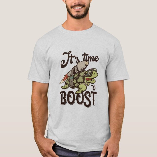 T-shirt il est temps de stimuler (Devant)