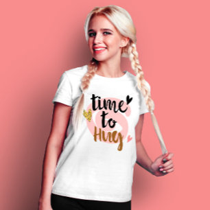 T-shirt Il Est Temps D'Embrasser   Joyeuse Valentines Jour