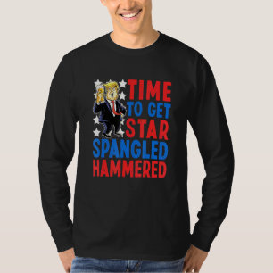 T-shirt Il Est Temps D'Obtenir L'Étoile Frappée 4 juillet