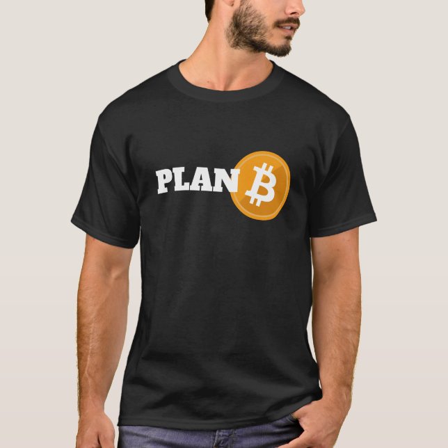 T-shirt Il est temps pour Plan B - Bitcoin Icon cryptomonn (Devant)