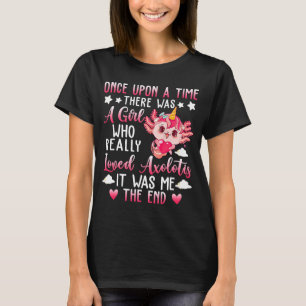T-shirt Il Était Une Fille Aimée Axolotl