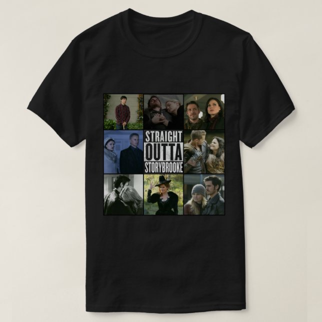 T-shirt Il était une fois des caractères et des couples es (Design devant)