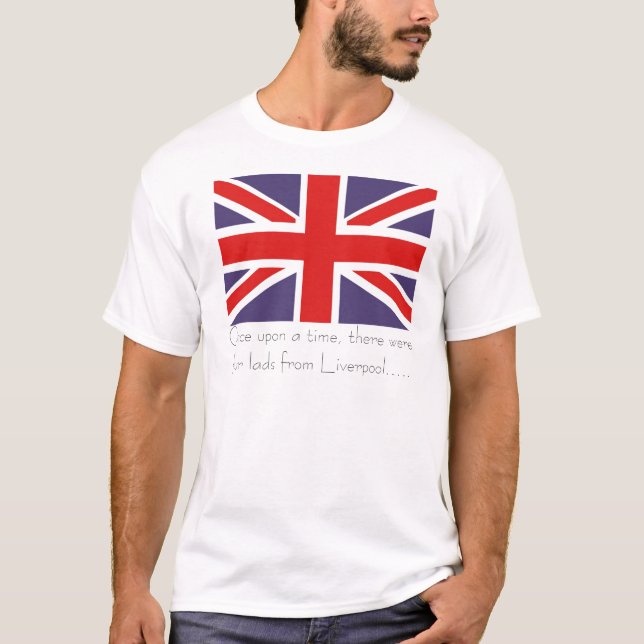 T-shirt Il était une fois, il y avait quatre jeunes hommes (Devant)