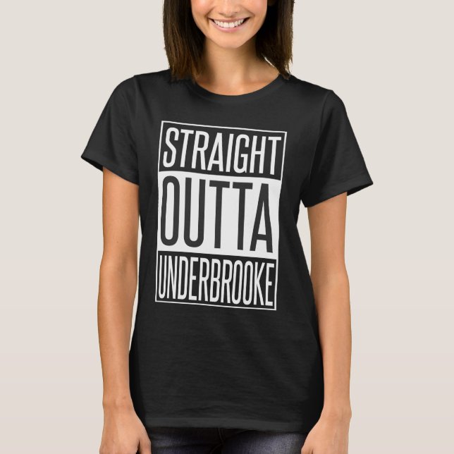 T-shirt Il était une fois inspiré "Outta droit " (Devant)