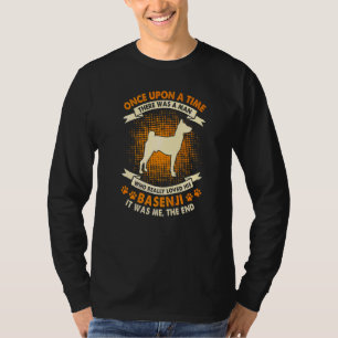 T-shirt Il était une fois un homme Basenji