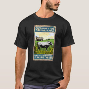 T-shirt Il était une fois un homme Éleveur de vaches Wagy