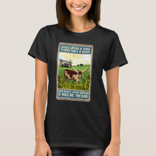 T-shirt Il était une fois un homme Race bovine Watusi