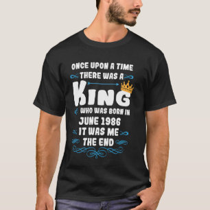 T-shirt Il était une fois un roi. Juin 1986 Naissance