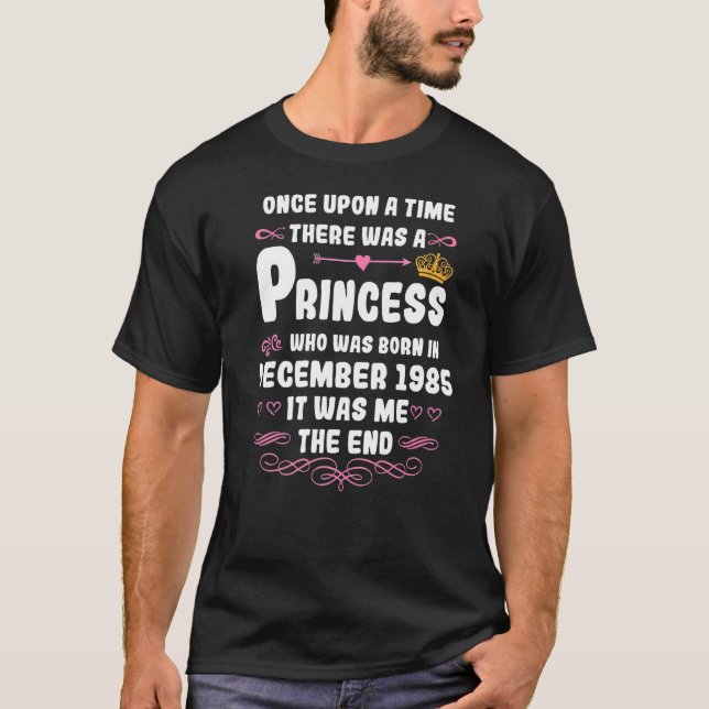 T-shirt Il était une fois une princesse décembre 1988 (Devant)