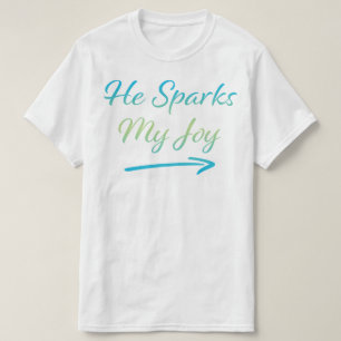 T-shirt Il Étincelle Ma Joie