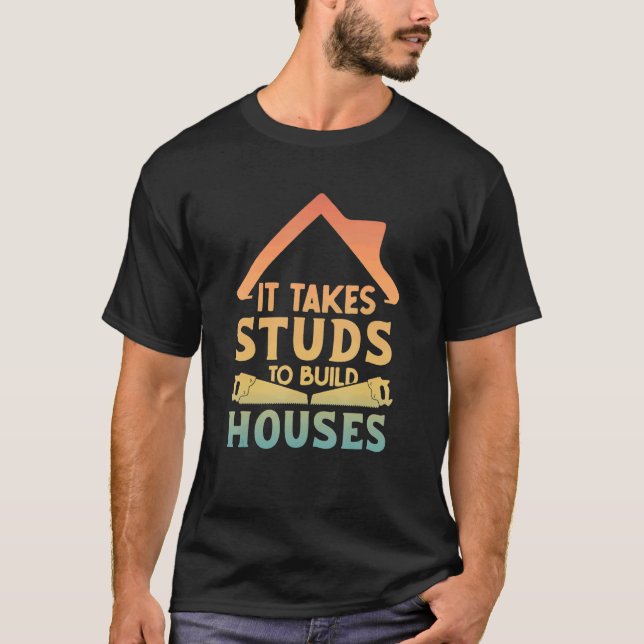 T-shirt Il faut des étourneaux pour construire des maisons (Devant)