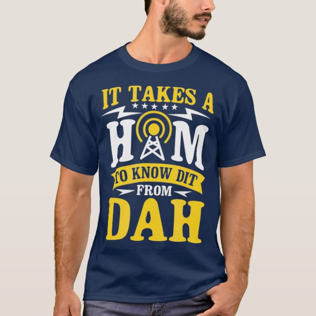 T-shirt Il Faut Un Jambon Pour Connaître Un Dit De Dah (Devant)