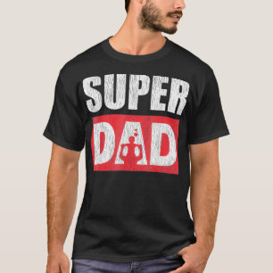 T-shirt Il Faut Un Super Papa Badass Pour Être Un Père Sim