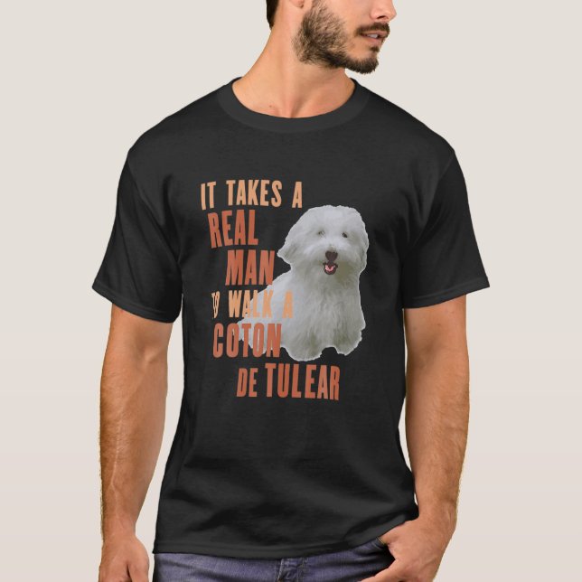 T-shirt Il Faut Un VÉRITABLE HOMME Pour Marcher Un COTON D (Devant)