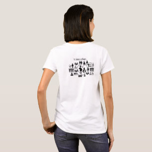 T-shirt Il faut un village