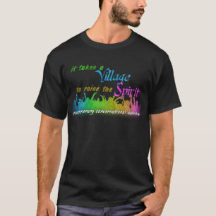 T-shirt Il Faut Un Village - Sombre