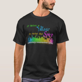 T-shirt Il Faut Un Village - Sombre