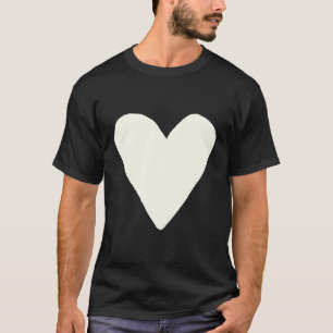 T-shirt Il forme Symbole amour gentillesse Paix ivoire