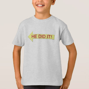 T-shirt Il l'a fait (la flèche gauche)