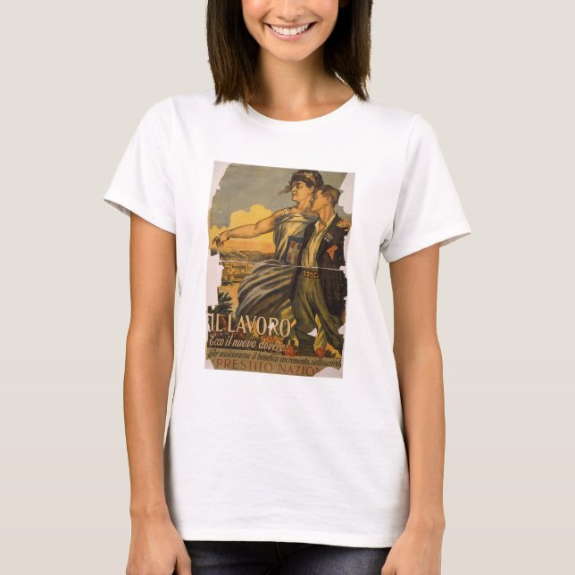 T-shirt "Il Lavoro"-Work, le nouveau devoir (Devant)