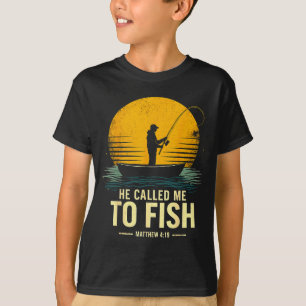 T-shirt Il m'a appelé à pêcher, Matthieu 4_19, Pêche basée