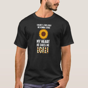 T-shirt Il m'a volé mon coeur, il m'appelle lol