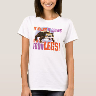 T-shirt Il Marche Il Conduit Il A Quatre Jambes!