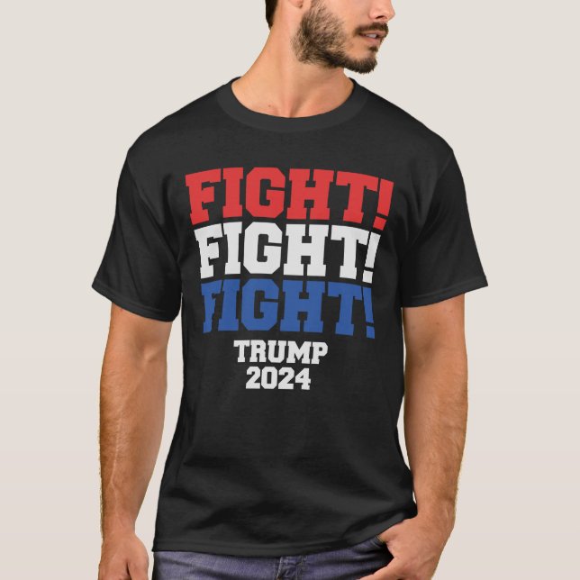 T-shirt Il n'arrêtera jamais de se battre pour sauver l'Am (Devant)
