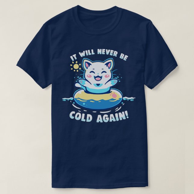 T-shirt Il ne fera plus jamais froid (Design devant)