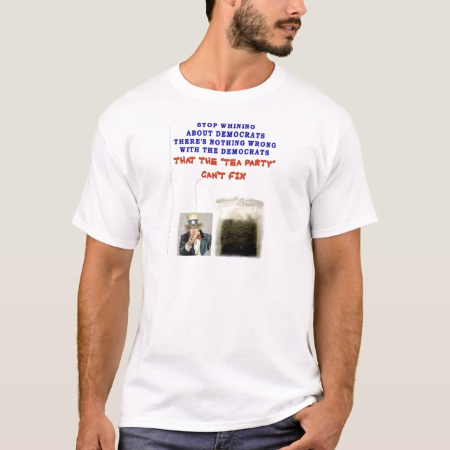 T-shirt IL Ne Y A RIEN MAL AVEC DÉMOCRATE (Devant)