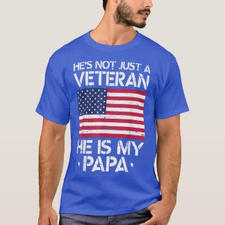 T-shirt Il n'est pas juste un vétéran américain Drapeau Il