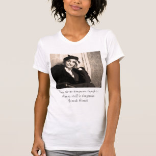 T-shirt Il n'y a aucune pensée dangereuse ; thinki…